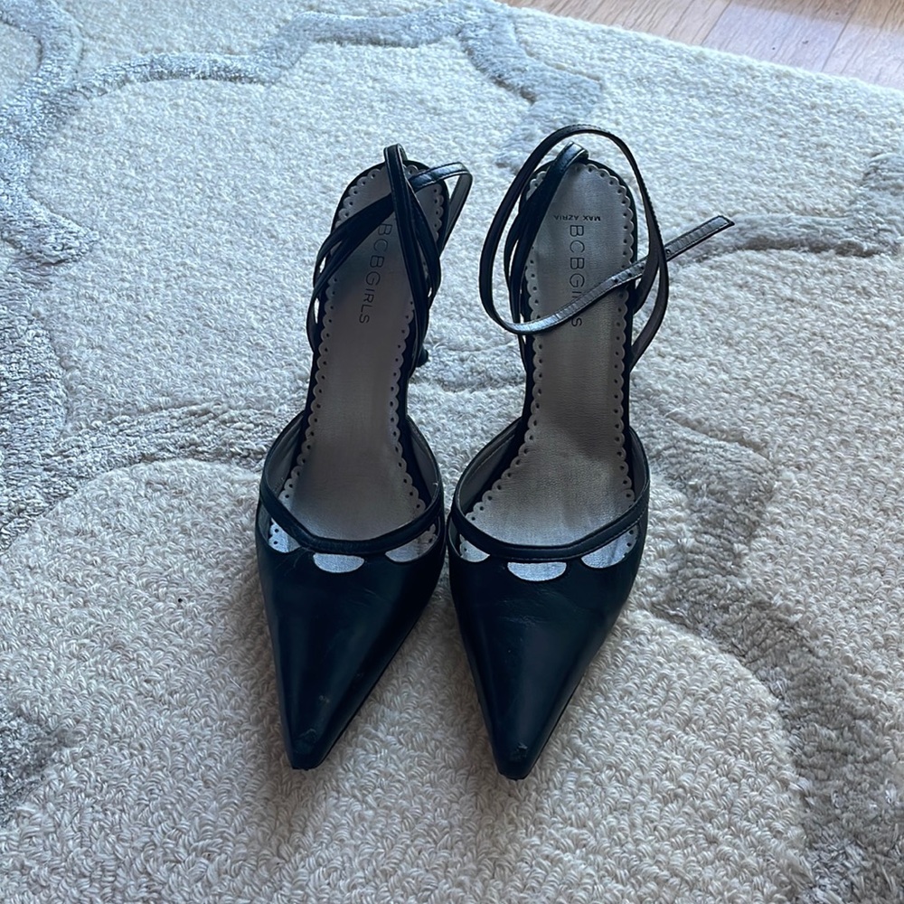 BCBG black heels - size 6.5